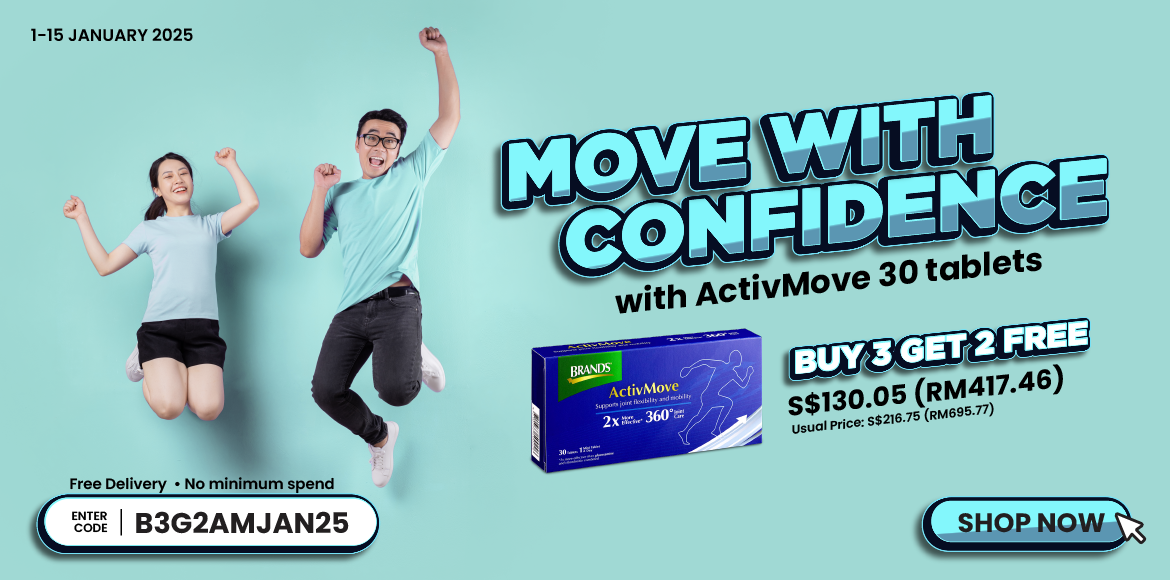 Buy 3 Get 2 ActivMove 30 Tablets + Free Delivery. With No Min Spend.